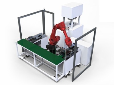機器人配合立式注塑機埋入應(yīng)用方案